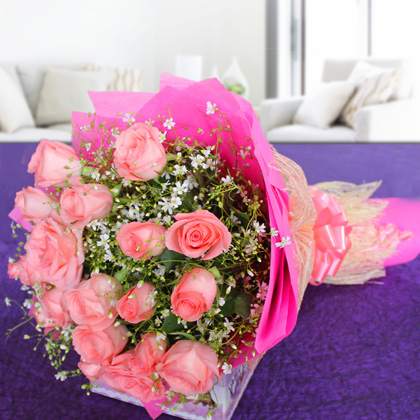 Exotic pink bouquet